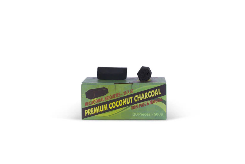 Cocourth - Hexagonal Coals – Falak Hookah